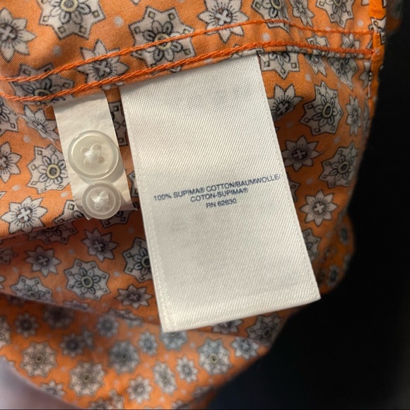 Lands’ End No Iron Button Front Shirt - Picture 7 of 8